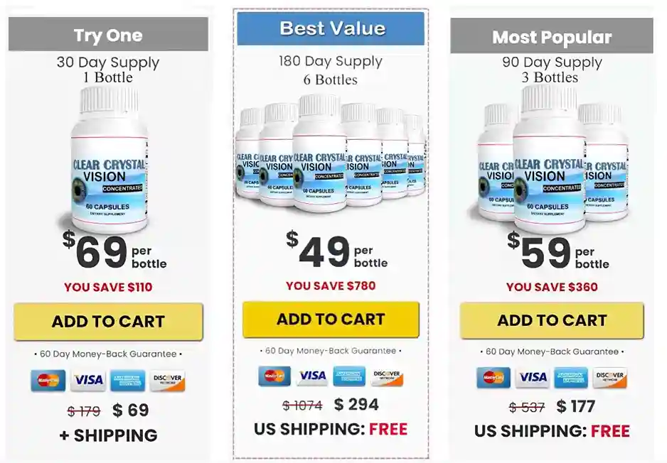 ClearCrystalVision.com price
